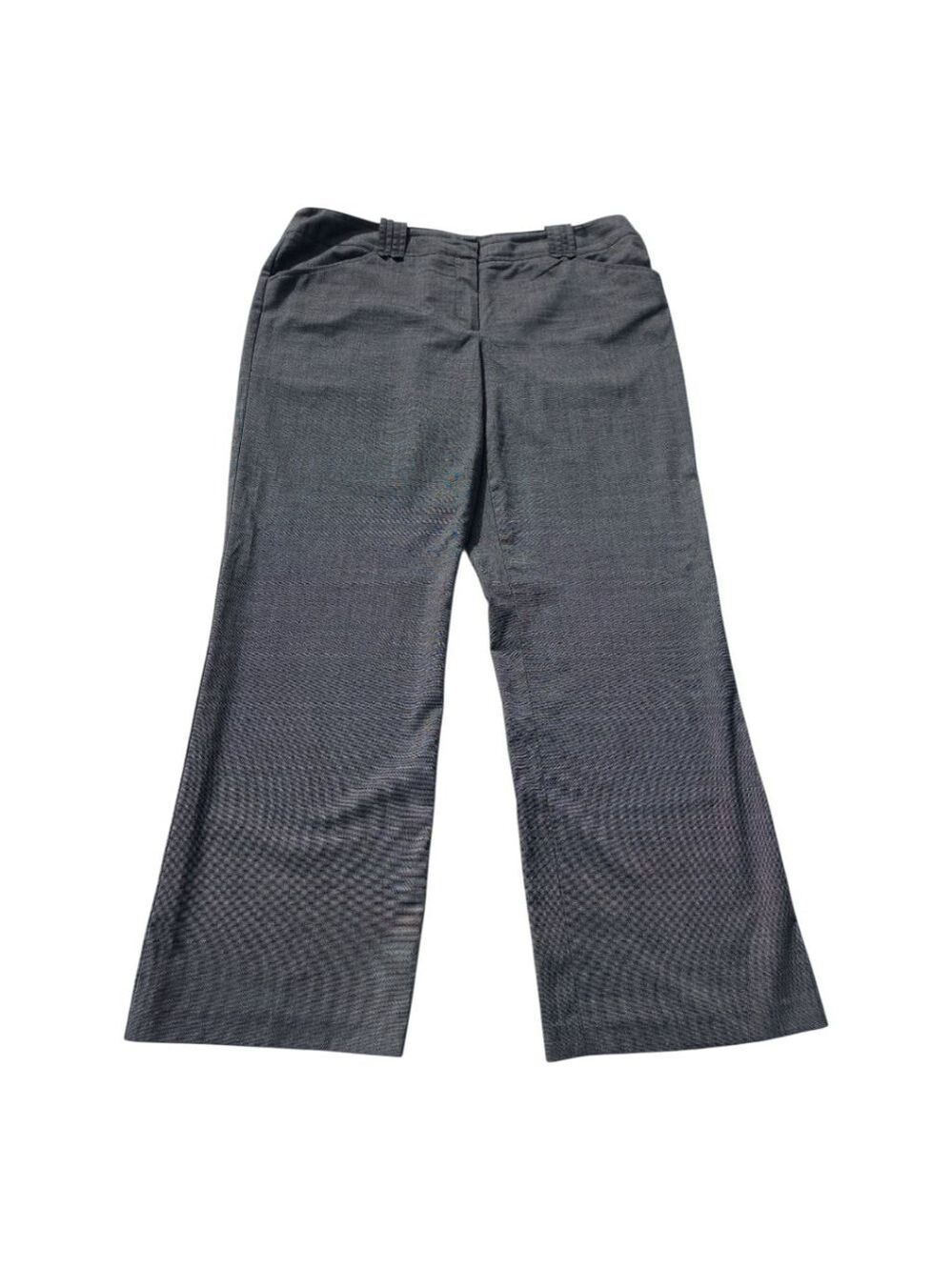 AB Studio Women's Gray Wide-Leg Pants Size 16